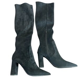 Wild Pair Womens Eileene Padded Insole Faux Suede Over-The-Knee Boots SIZE 8